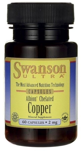 Swanson Albion Chelat Miedzi Chelated Copper 60 kapsułek