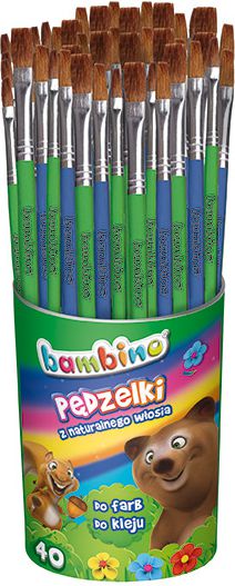 St. Majewski Pędzelki w kubku 40 szt.