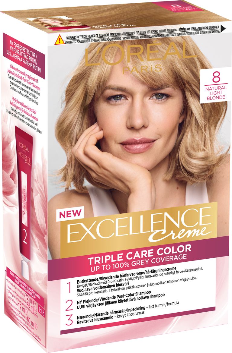 L’Oreal Paris Excellence Creme naturalny jasny blond