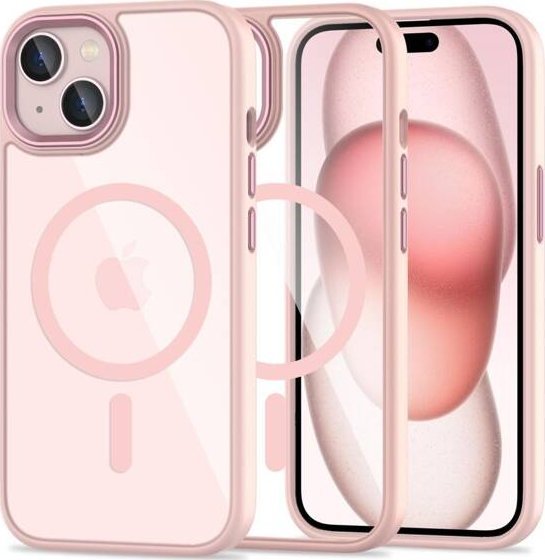 Tech-Protect TECH-PROTECT MAGMAT MAGSAFE IPHONE 15 PINK/CLEAR