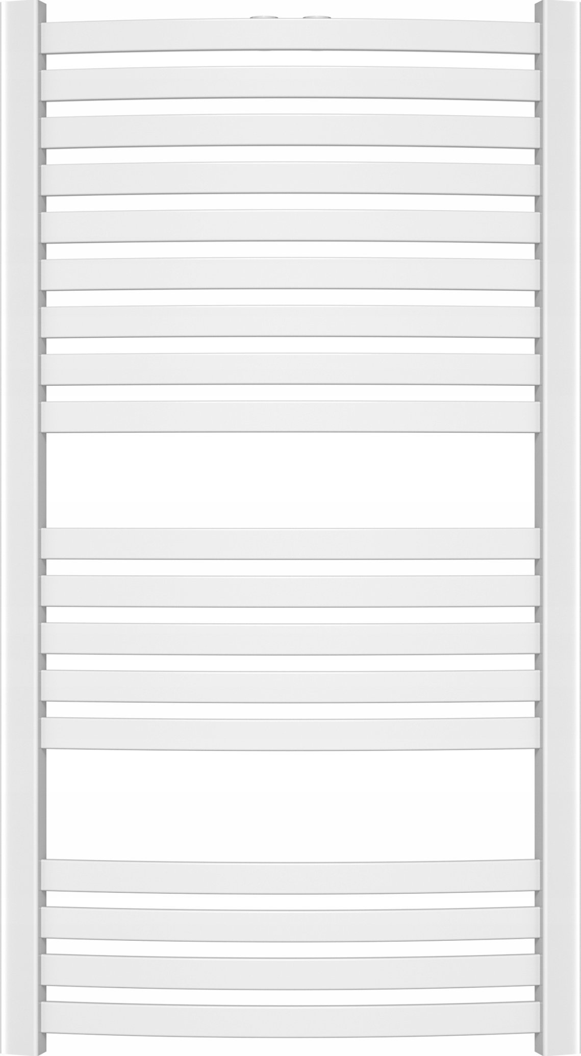 Towel dryer INVENA, 1000 x 540 mm, steel, white