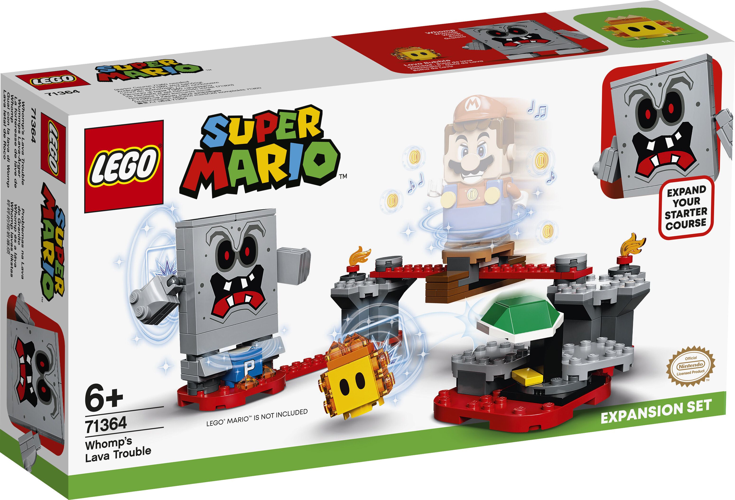 LEGO Super Mario Tarapaty w forcie Whompa - zestaw rozszerzający (71364)