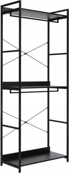 Signal Regał z półkami RIN A czarny metalowy