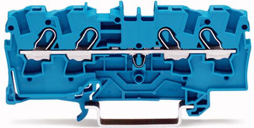Wago Złączka szynowa 4-przewodowa 4mm2 niebieska TOPJOBS (2004-1404)