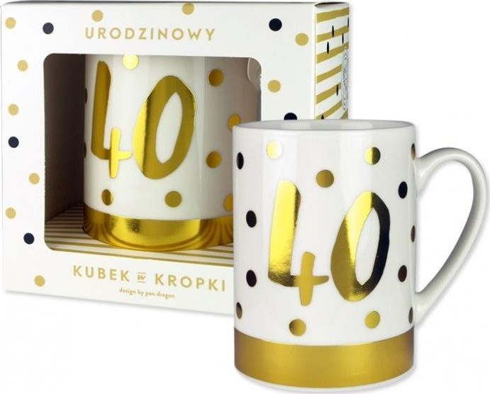 Pan Dragon Kubek w kropki-40 (453558) - 5901854968339