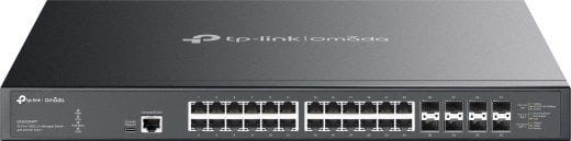 Omada 32-Port 10GE L2+ Managed Switch mit 24-Port PoE+