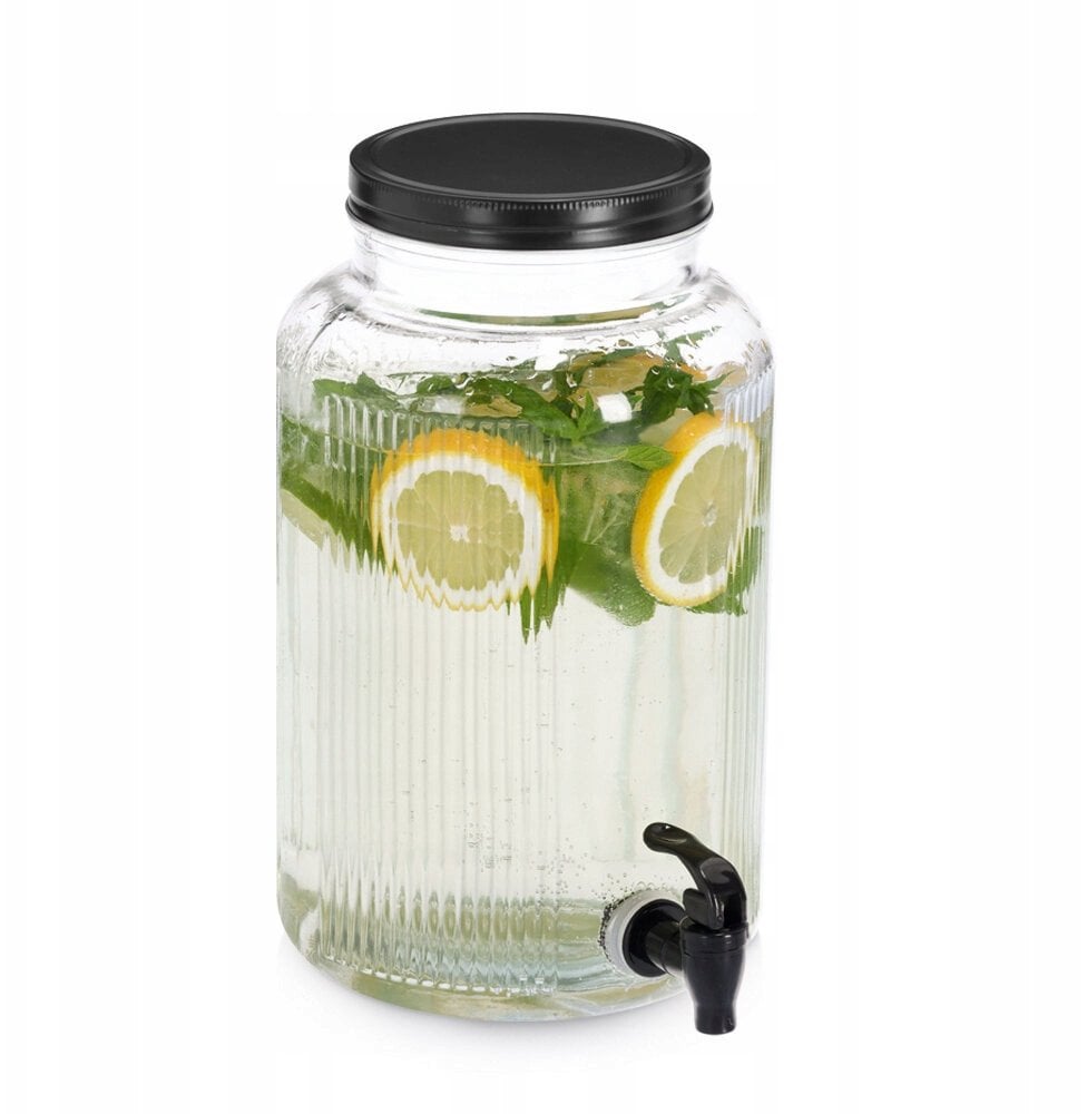 Szklany słoik z kranikiem KITCHEN ESSENTIALS, 3900 ml