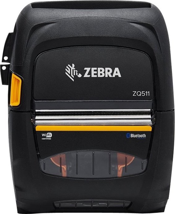 zebra DT Printer ZQ511 media width 3.15/80mm; English/Latin fonts, Bluetooth 4.1, stnd battery, EMEA certs