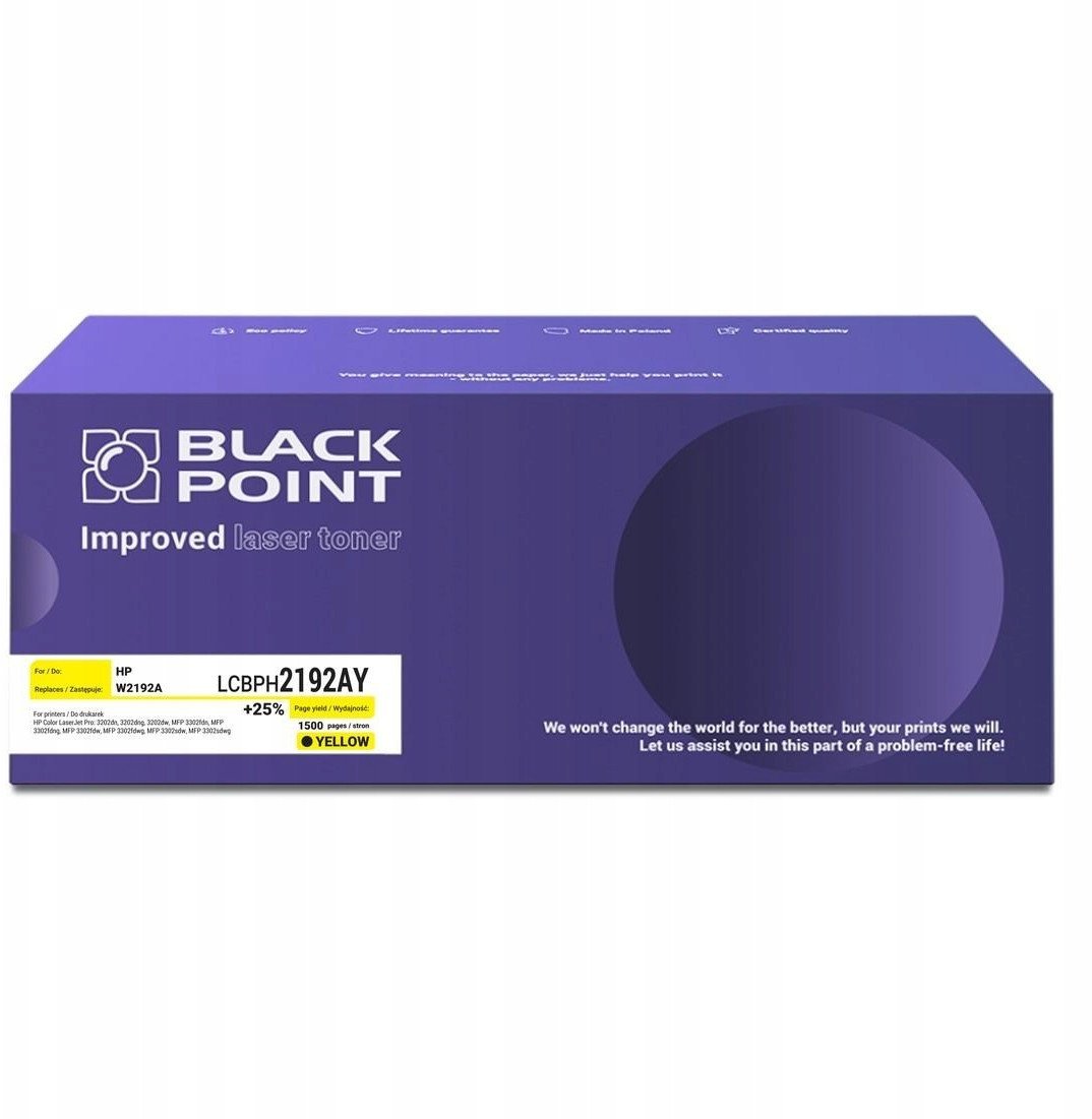 [LCBPH2192AY] Toner Black Point Color (HP W2192A)