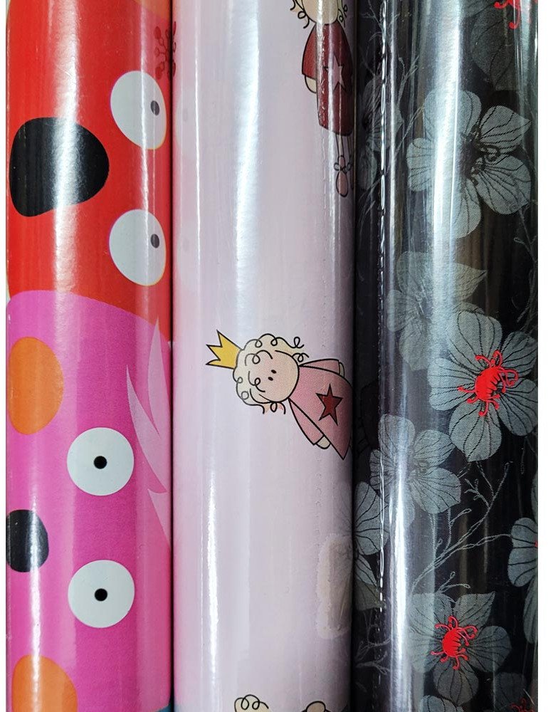 Zestaw świąteczny do pakowania prezentów różne okazje 57cmx10m 3szt. ZST99