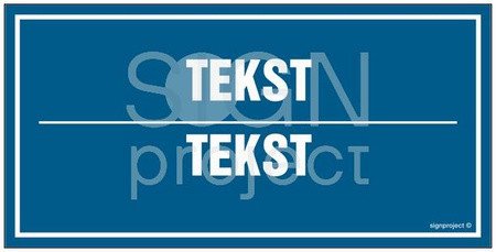 ZN061 - Znak na zamówienie Wzór D-011 100x50