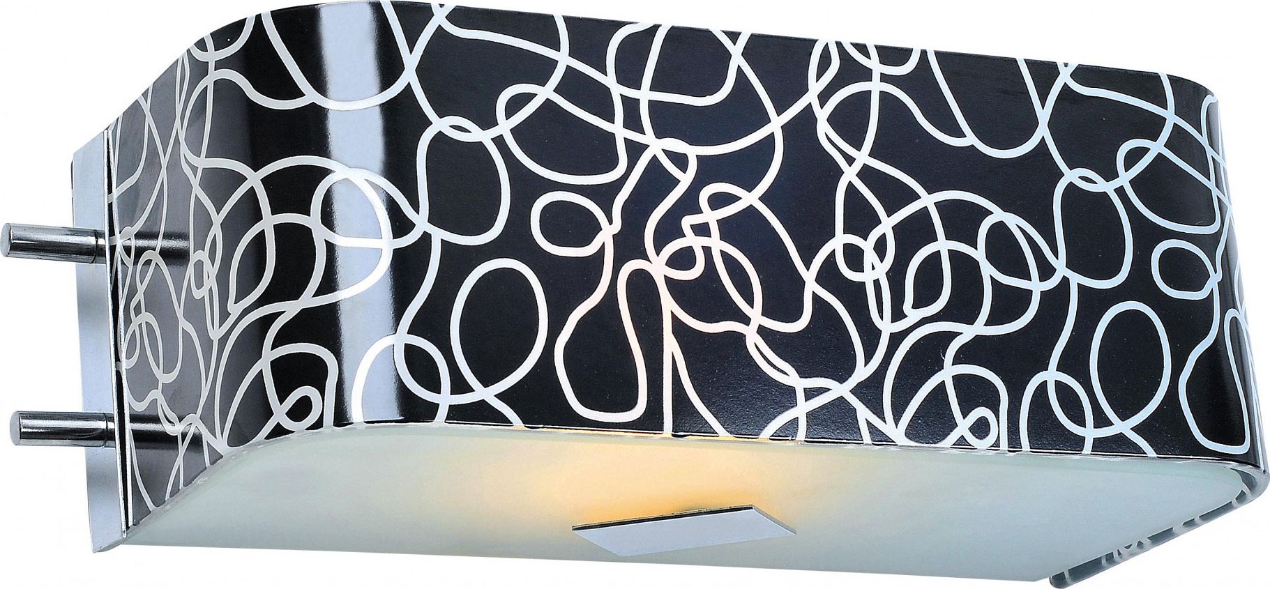 Kinkiet Lumes Czarno-biały nowoczesny kinkiet - EXX156-Hebros