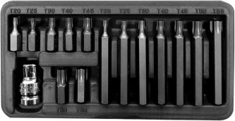 Pro-Line Zestaw bitów 3/8'' Torx T20-T55 15 elementów (10741)