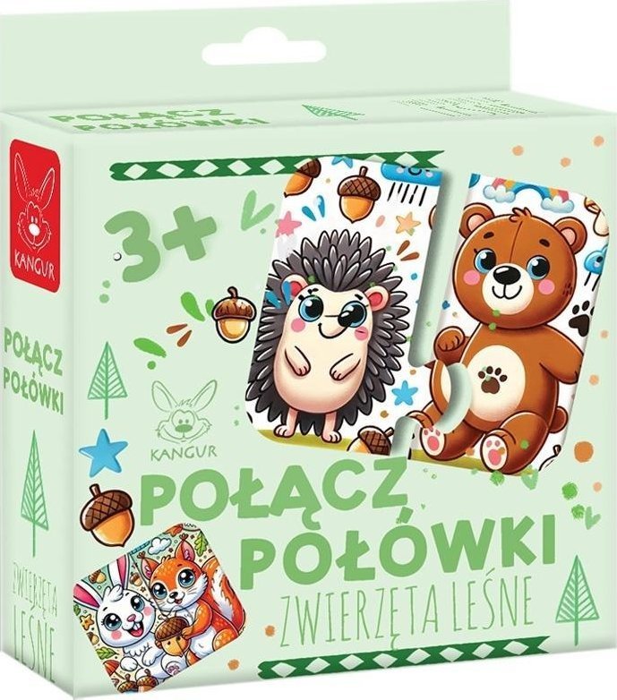 Połącz połówki Zwierzęta Leśne