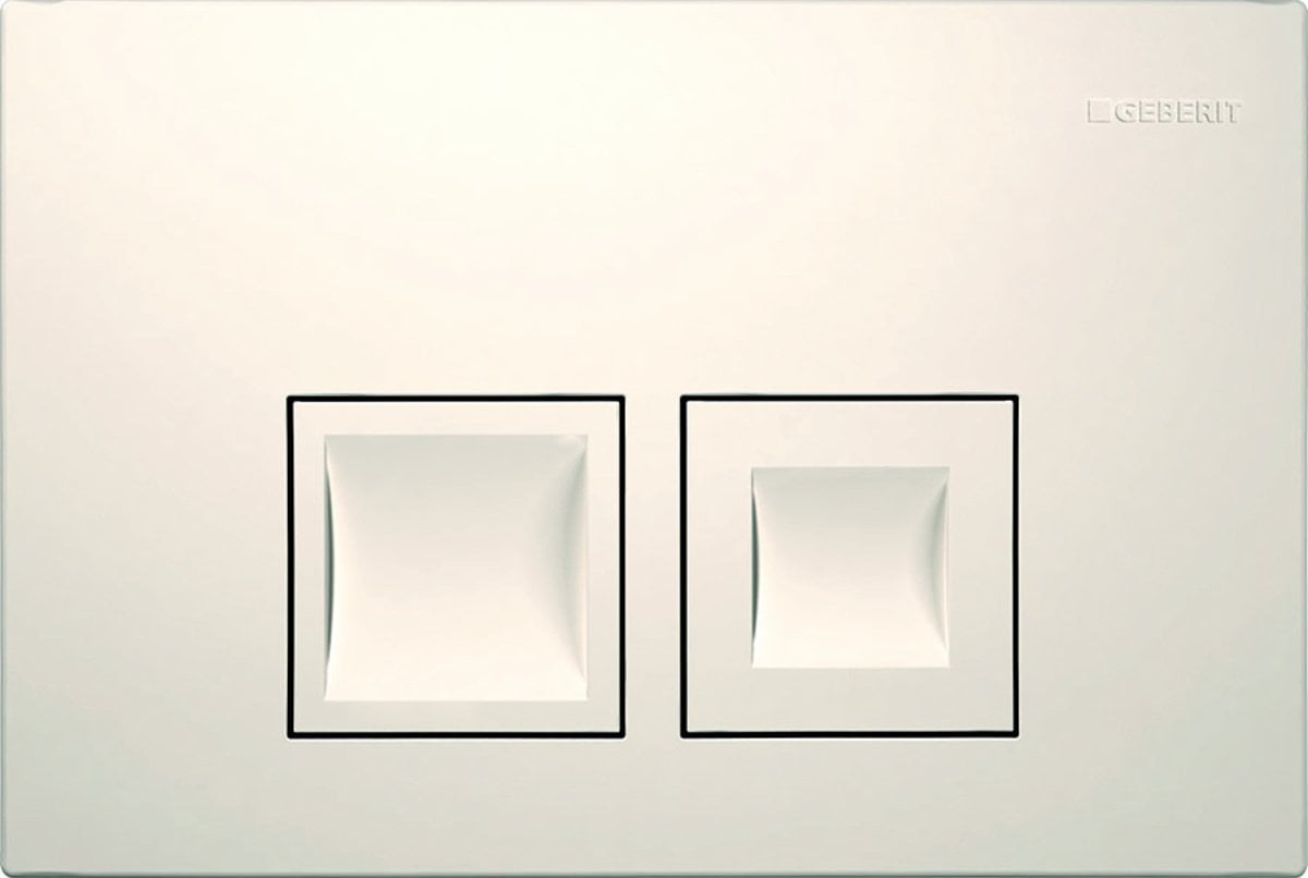 Przycisk spłukujący Geberit Przycisk uruchamiający Geberit Delta35, przedni, biały-alpin [1/10/180]