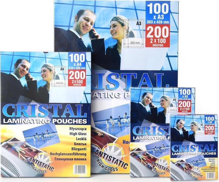 Argo Folia do laminowania A2 ARGO 320280 błyszcząca 80mic 100 szt