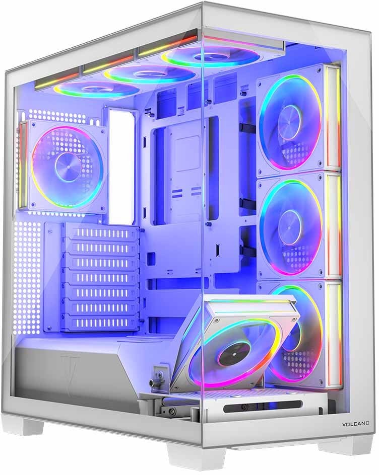 Obudowa Modecom Volcano Stellar 8F ARGB biała (AT-STELLAR-8F-ARGB-20)