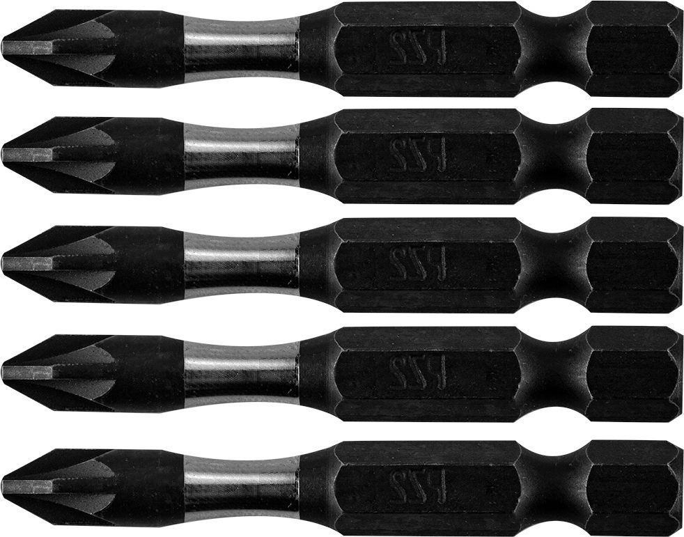 Neo Końcówka wkrętakowa (Bity udarowe S2, 50 mm, PZ2 - 5 szt.)