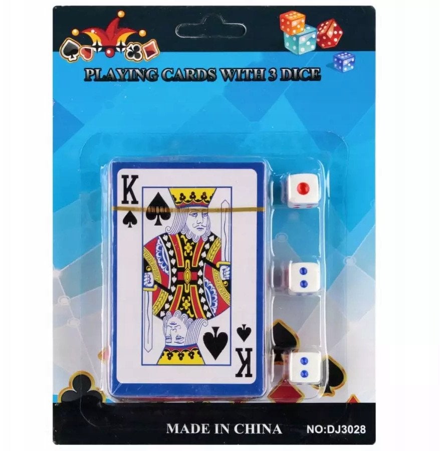 GRA KARTY DO GRY KOSCI 13X17X2 MC B/C 240