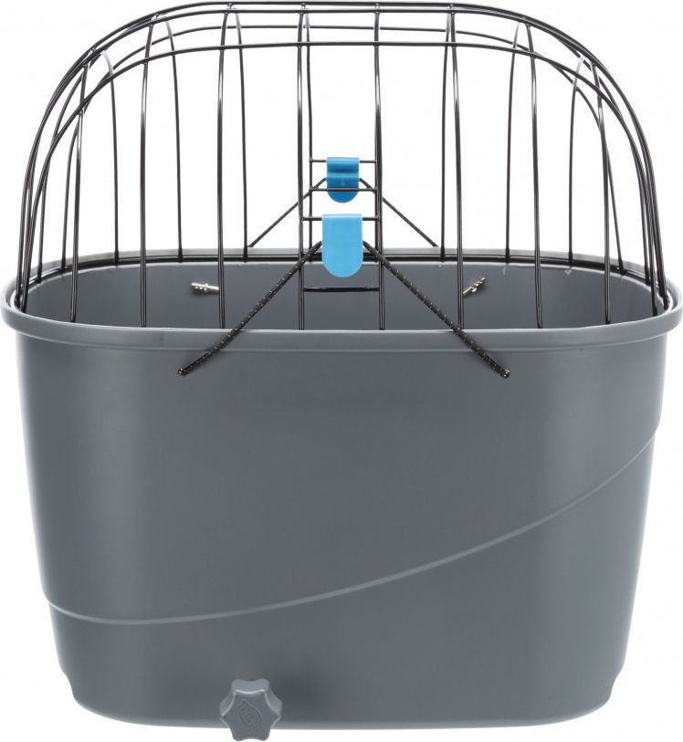 Trixie Kosz rowerowy na bagażnik, szary, 36×47×46 cm