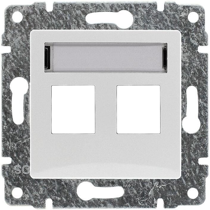 VENA Pokrywa do 2x gniazda Keystone z polem opisowym i uchwytem z pazurkami 5102802