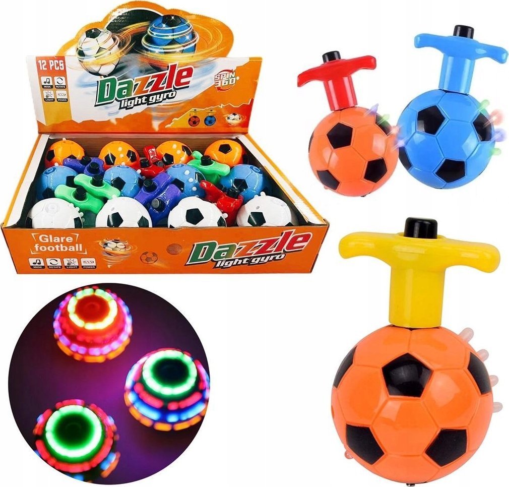 Trifox Bączek piłka ze światłem i dźwiękiem p12 mix cena za 1szt