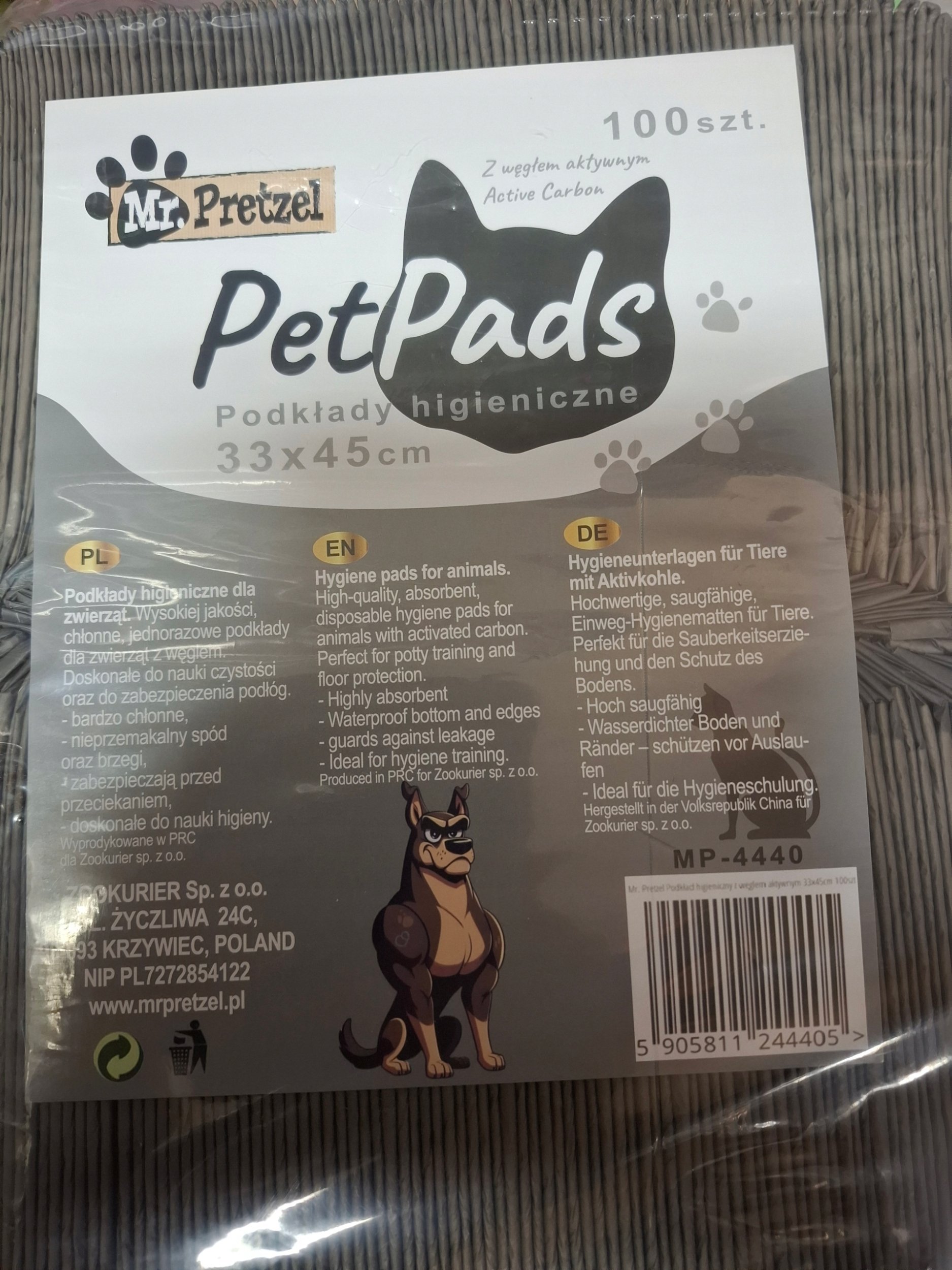 vidaXL Podkład węglowy 33x45cm 100szt