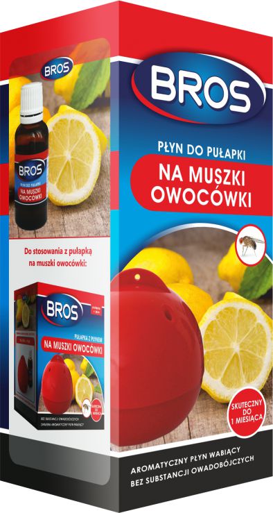 Bros Płyn do pułapki na muszki owocówki 30 ml