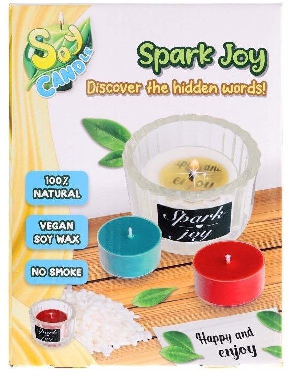 Zestaw kreatywny Stwórz Swoją Świece Spark Joy