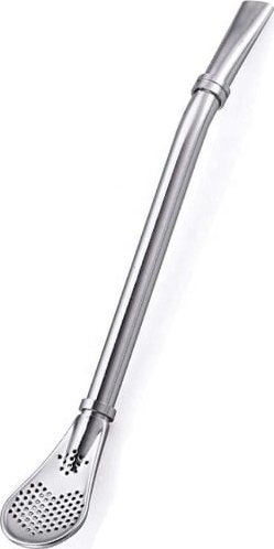 Bombilla do Yerba Mate metalowa łyżka słomka FILTR