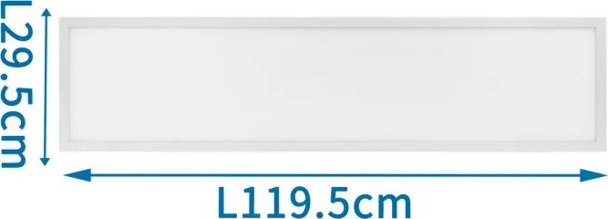 Aigostar Panel LED 40W 120x30cm zimny Oświetlenie krawędziowe LED 40W