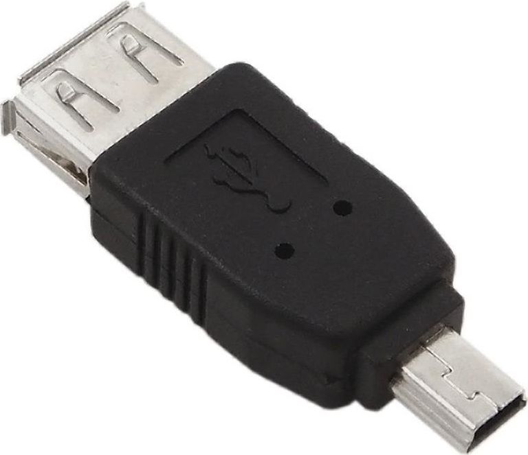 Adapter USB Akyga miniUSB - USB Czarny (AK-AD-07)