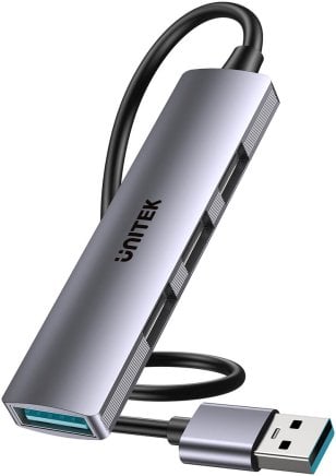 HUB USB Unitek Kompaktowy hub USB-A 4 w 1 1x 5 Gbps 3x 480 Mbps