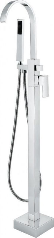 Bateria wannowa Mexen Veda wolnostojące chrom