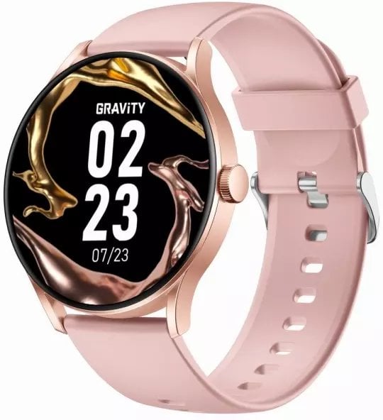Smartwatch Gravity Smartwatch Szary Różowy GT2-3 PRO