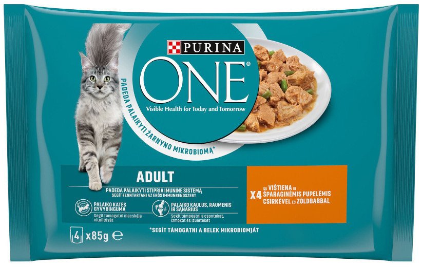 ONE ADLCAT GIG CHKN&GRNBNMP12(4X85G)