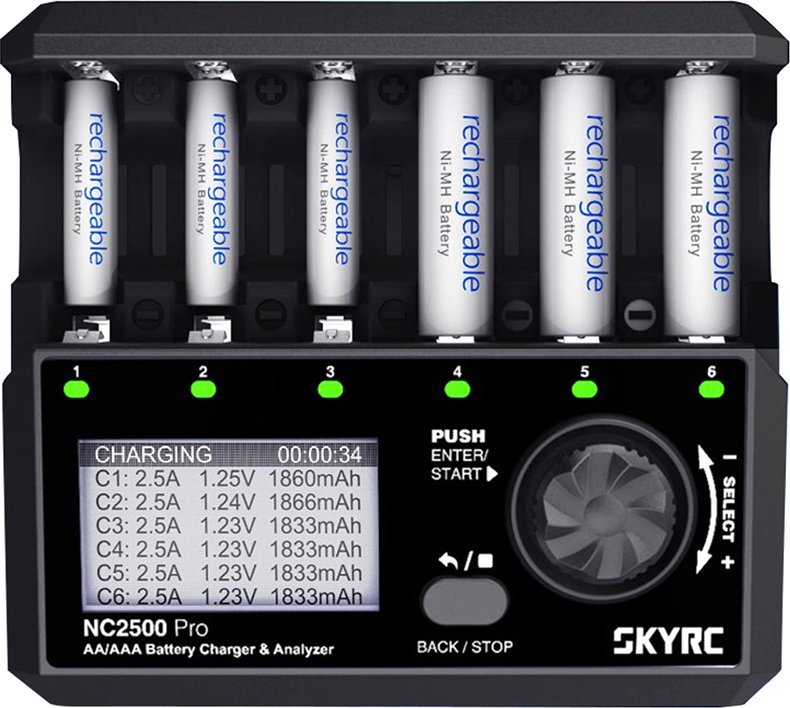 SkyRC SkyRC NC2500 Pro Ładowarka AA/AAA NiMH/NiCD 2,5A