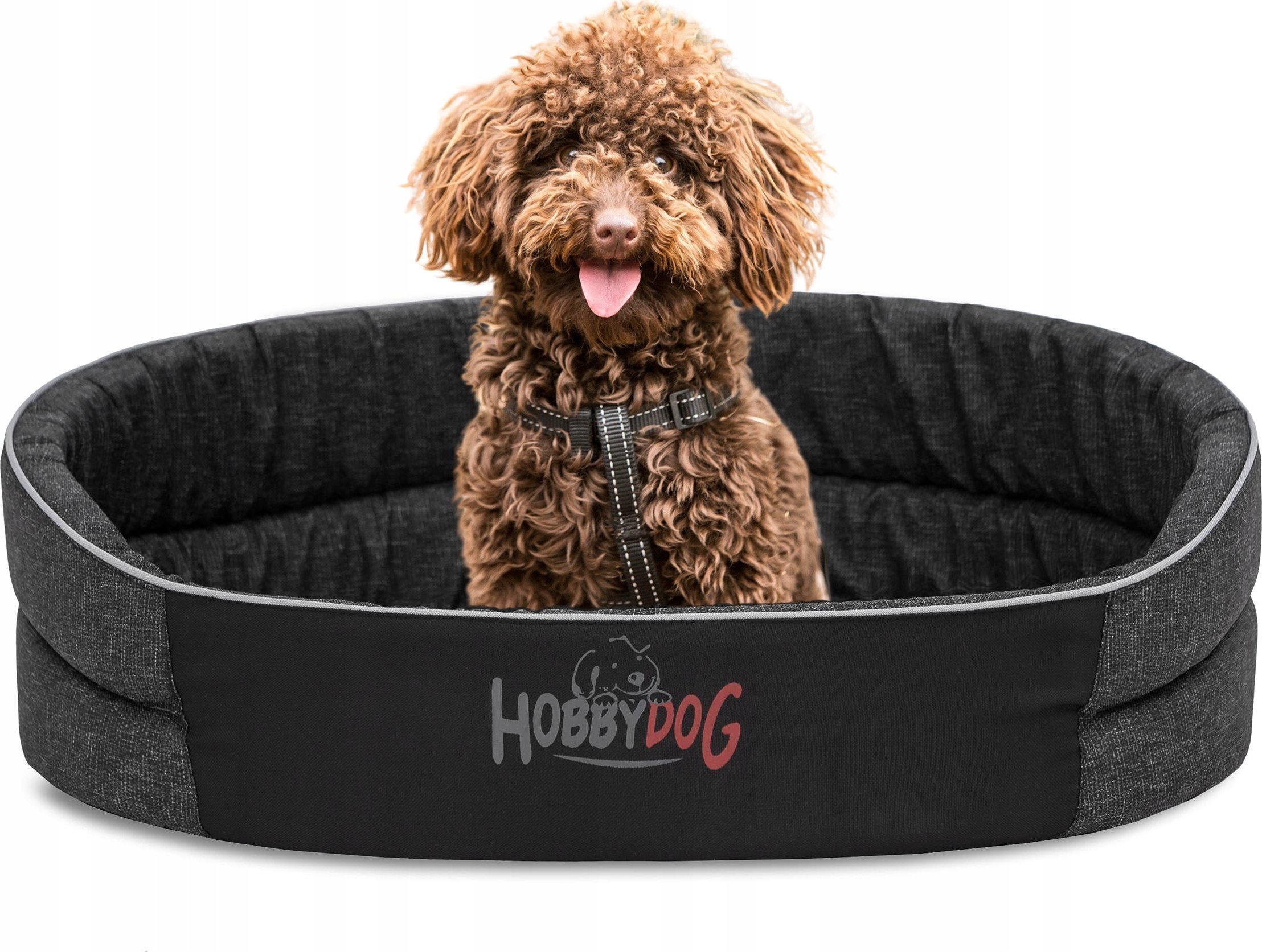 Hobbydog R5 LEGOWISKO PIANKOWE CZARNY EKOLEN