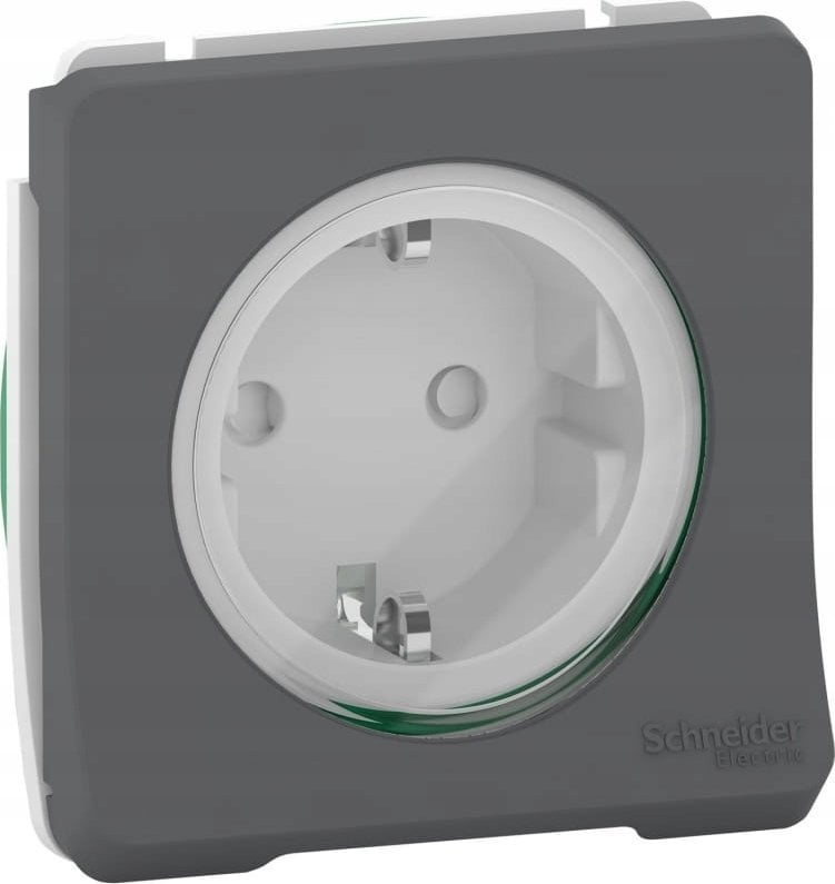 Schneider Electric Mureva Styl Mechanizm gniazda schuko zaciski śruboowe antracyt IP55 MUR36135