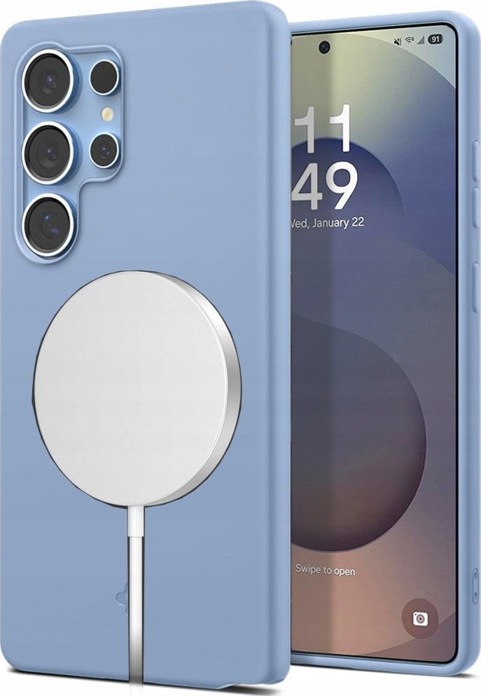 SPIGEN SILICONE FIT MAG MAGSAFE GALAXY S25 ULTRA SAPPHIRE BLUE