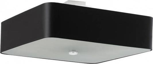 Lampa sufitowa Sollux LAMPA sufitowa SOL SL826 abażurowa OPRAWA kwadratowy plafon czarny