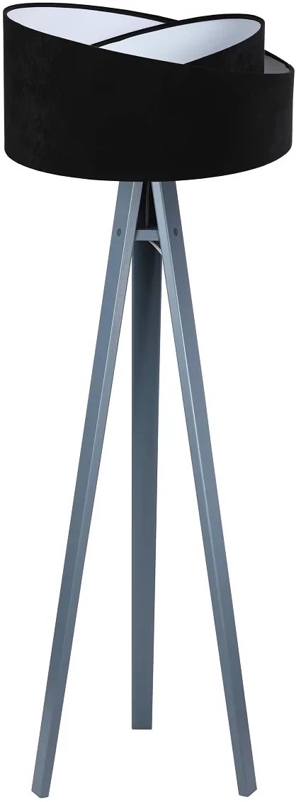 Lampa stojąca GEMSTONE czarna/szara BPS KONCEPT
