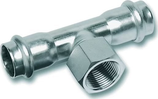 Trójnik SANHA-NIROSAN-Stahl szlachetna 54x1/2x54SANHA