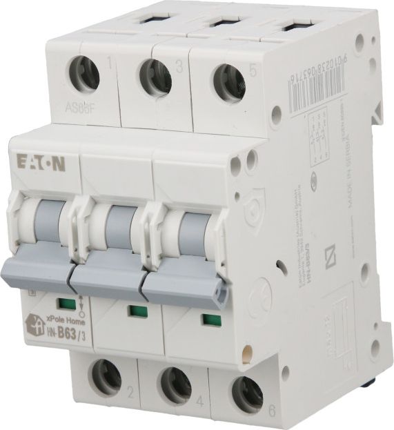 Eaton Wyłącznik nadprądowy 3P B 63A 6kA AC xPole Home HN-B63/3 194887