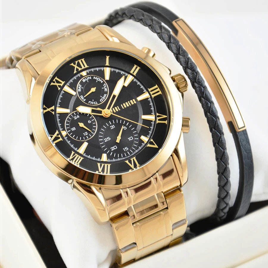 Zestaw męski zegarek Paul Lorens - NEXTON- 3844B2-1D1 + bransoletka