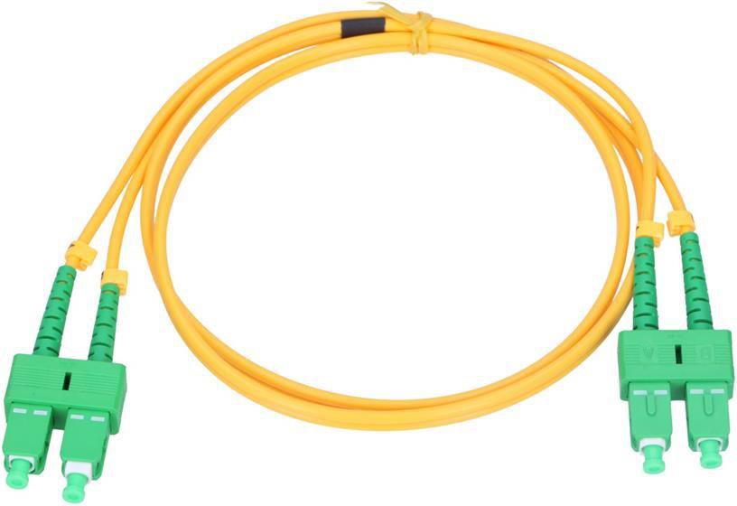 ExtraLink Patchcord światłowodowy SC/APC - SC/APC, 1m (ex.1483)