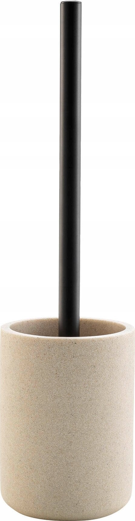 Douceur d`Interieur Szczotka toaletowa z czarną rączką, 10 x 40 cm, SAND