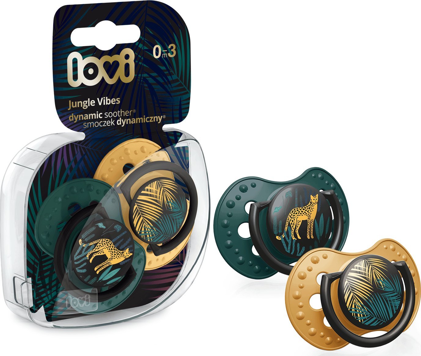 Lovi Smoczek 0-3m (2 szt.) Jungle Vibes Boy 22/901 Lovi