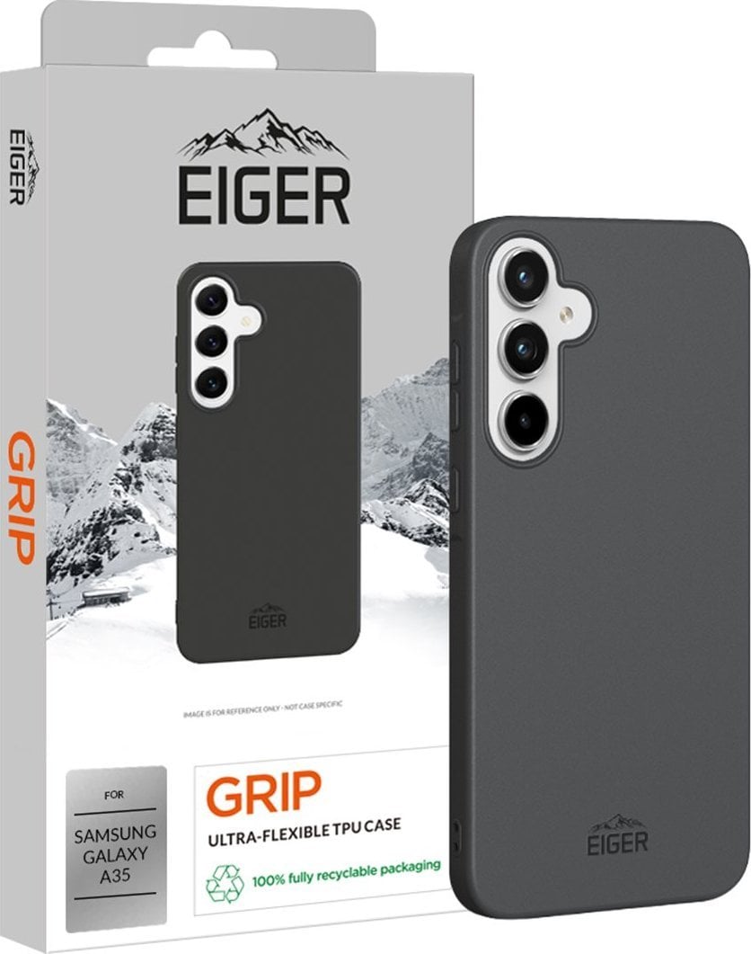 Eiger Eiger Grip Case Galaxy A35 schwarz