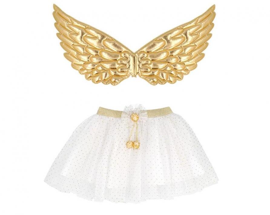 Strój złoty aniołek roz. uniwersalny